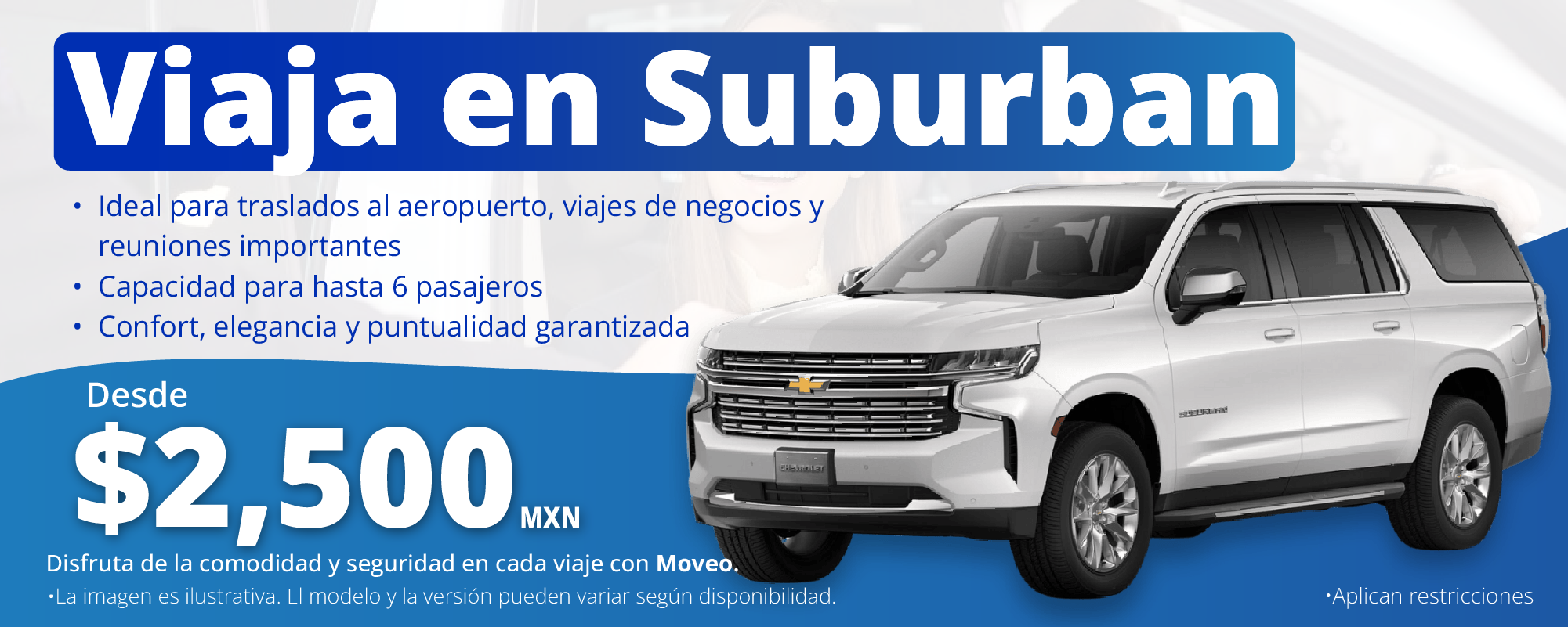 Renta de autos en Monterrey - Suburban